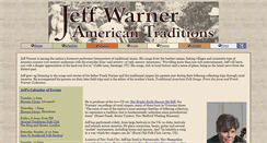 Desktop Screenshot of jeffwarner.com