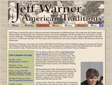 Tablet Screenshot of jeffwarner.com